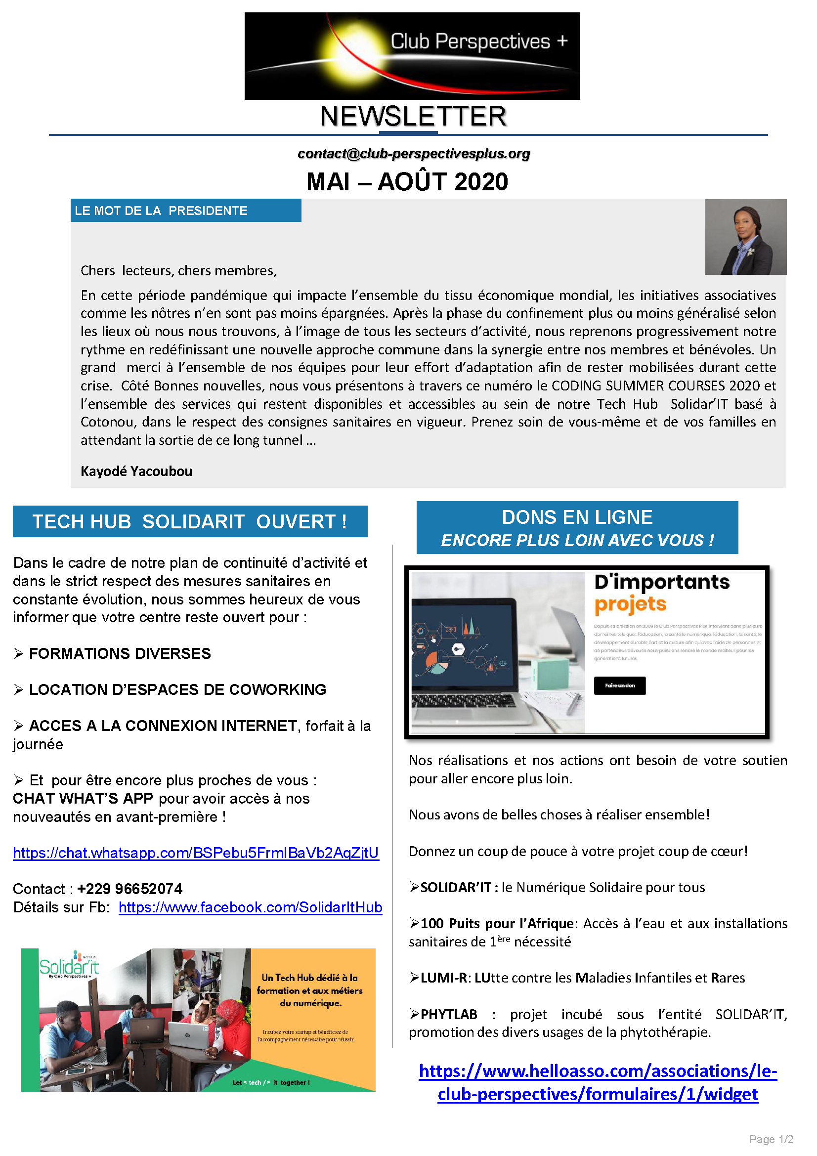 newsletter cpmai aot 2020 page 1